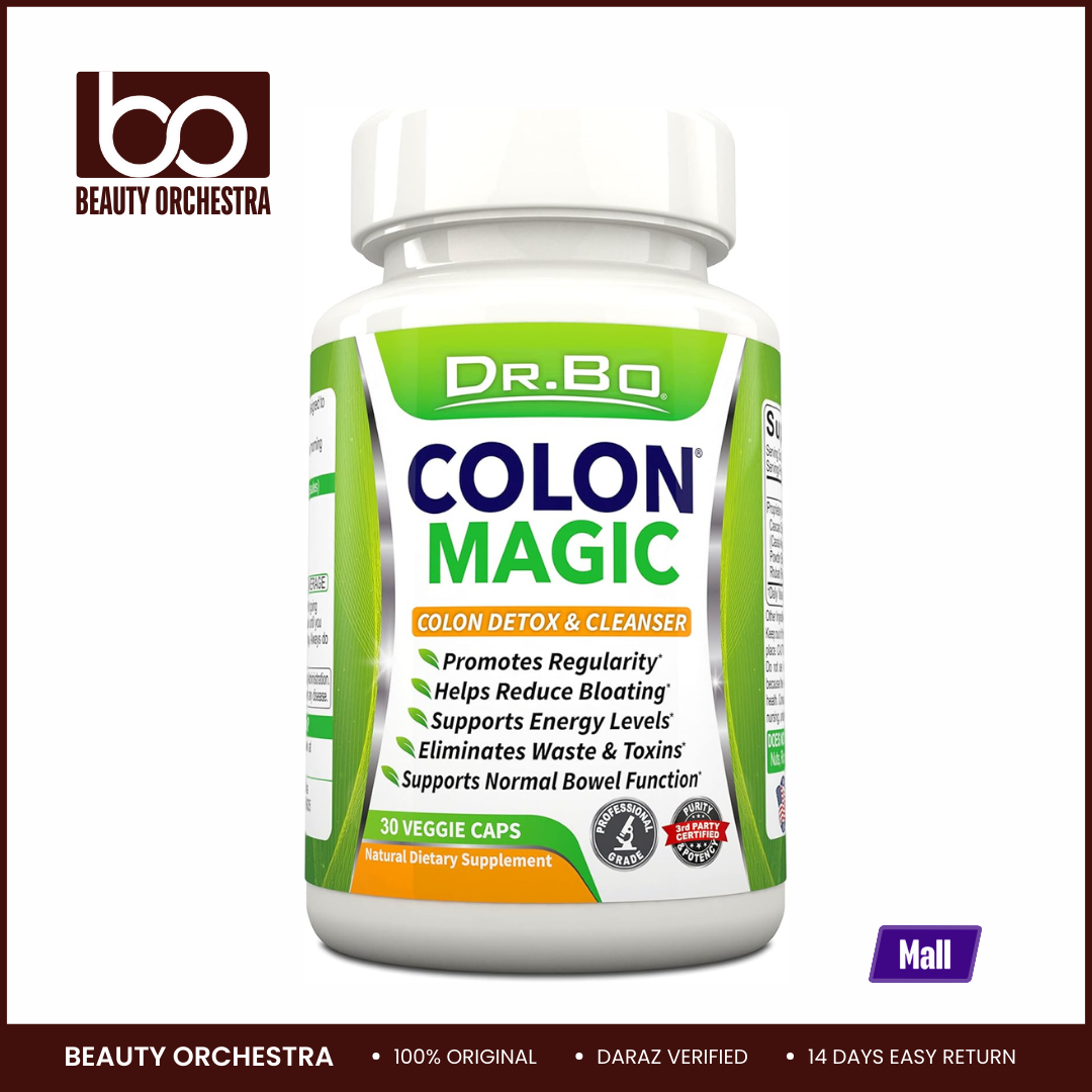 Picture of Dr Bo Colon Magic Colon Detox & Cleanser - 30 Veggie Caps