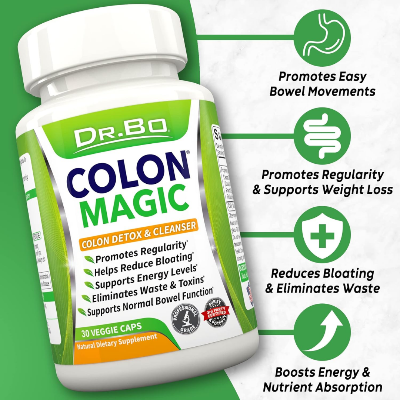 Picture of Dr Bo Colon Magic Colon Detox & Cleanser - 30 Veggie Caps