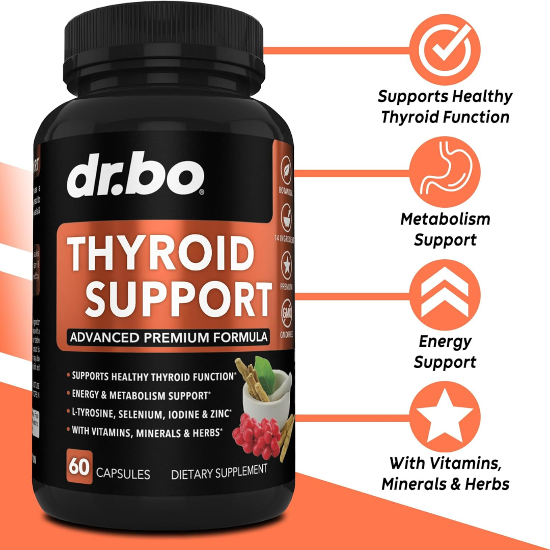 Picture of DR BO Thyroid Support - 60 Capsules