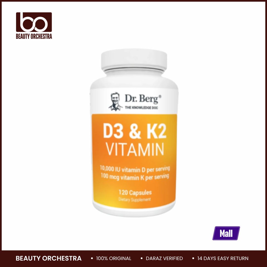 Picture of Dr. Berg D3 & K2 Vitamin (10,000 IU) - 120 capsules