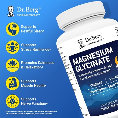 Picture of Dr. Berg Magnesium Glycinate 150 Capsules