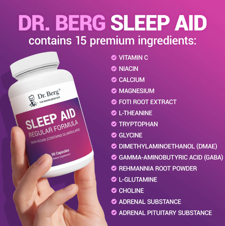 Picture of Dr. berg Sleep Sid Regular Formula non-vegan 90 capsules