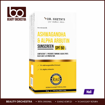 Picture of Dr. Sheth's Ashwagandha & Alpha Arbutin Sunscreen - 50g