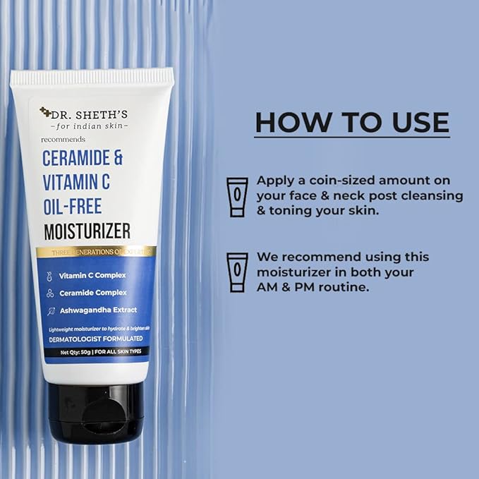 Picture of Dr. Sheth's Ceramide & Vitamin C Oil-Free Moisturizer - 50g