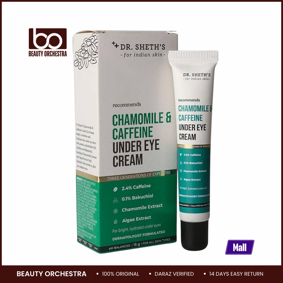 Picture of Dr. Sheth's Chamomile & Caffeine Under Eye Cream - 15g