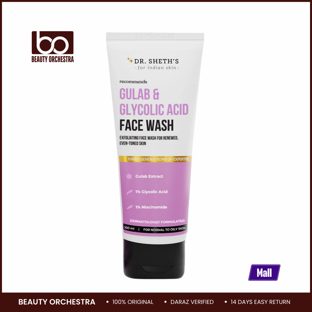 Picture of Dr. Sheth's Gulab & Glycolic Acid Face Wash - 100g