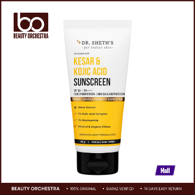 Picture of Dr. Sheth's Kesar & Kojic Acid Sunscreen - 50g