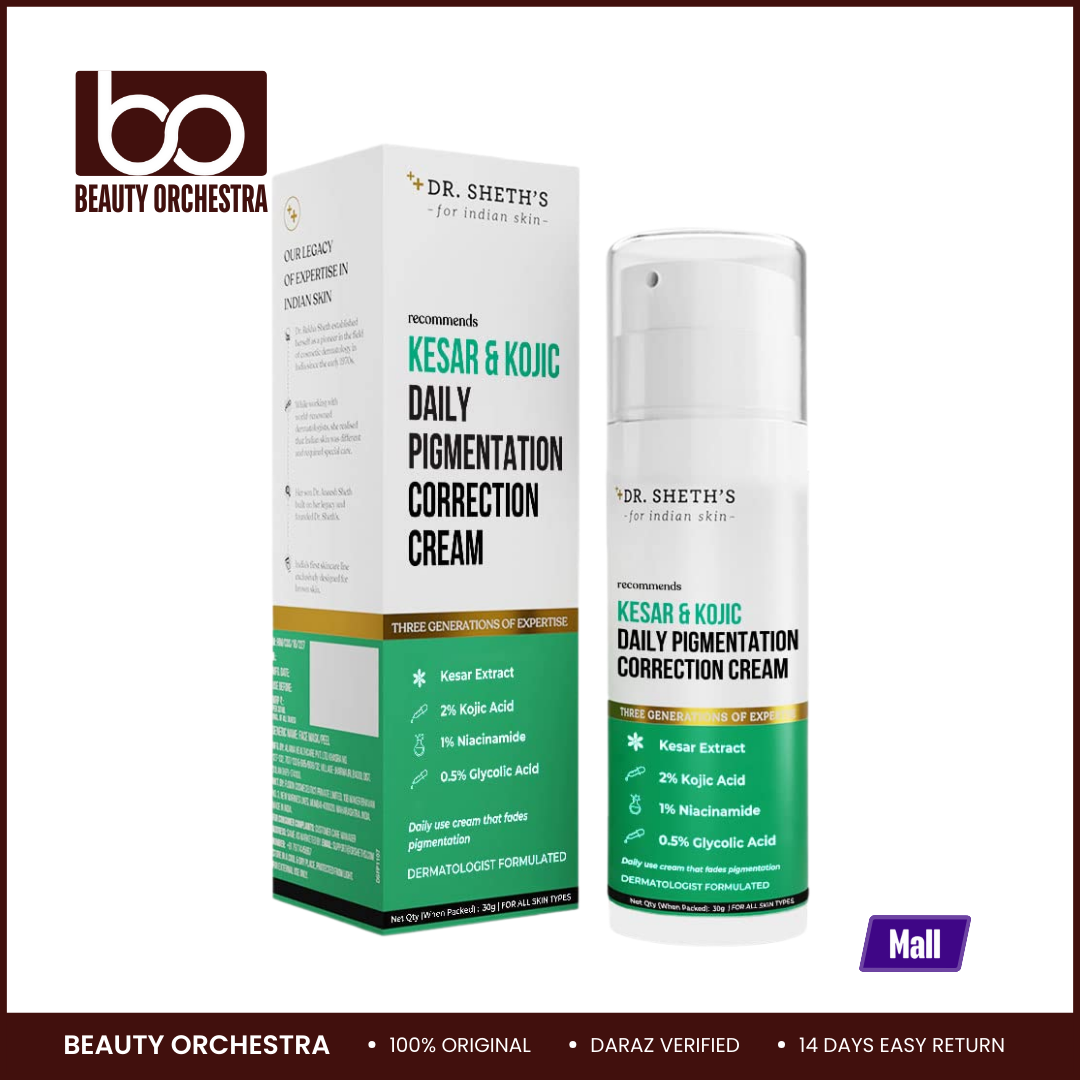 Picture of Dr. Sheth's Kesar & Kojic Daily Pigmentation Correction Face Cream - 30g
