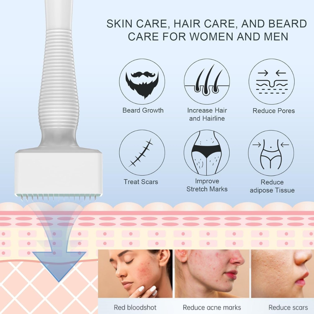 Picture of DRS Derma Stamp 0.25mm to 3mm Adjustable Acne Scar, Beard and Hair Growth, Stretch Marks