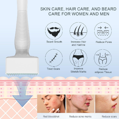 Picture of DRS Derma Stamp 0.25mm to 3mm Adjustable Acne Scar, Beard and Hair Growth, Stretch Marks