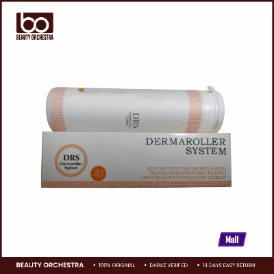 Picture of DRS Derma Stamp Derma roller System Efficient System For Anti -Ageing Skin Regeneration Skin Tighten & Collagen Stimulation Therapy | Not adjustable | 40 Needles