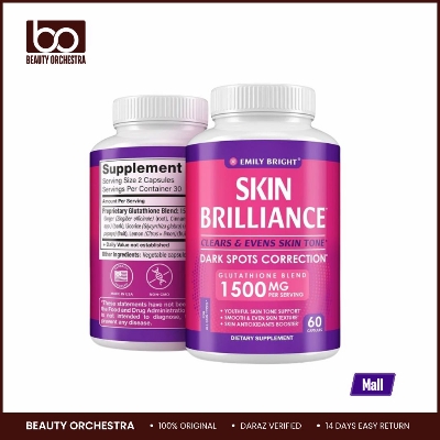 Picture of Emily Bright Skin Brilliance Dark Spot Correction Glutathione 1500 mg – 60 Capsules (USA)