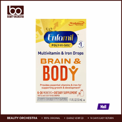 Picture of Enfamil Poly·Vi·Sol® Brain & Body Multivitamin & Iron Drops 6-24 Months 1 2/3 fl oz (50 ml)