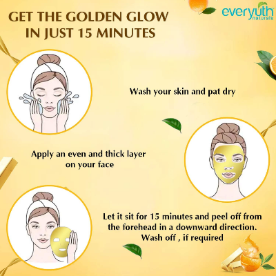 Picture of Everyuth Golden Glow Peel Off Mask - 90g