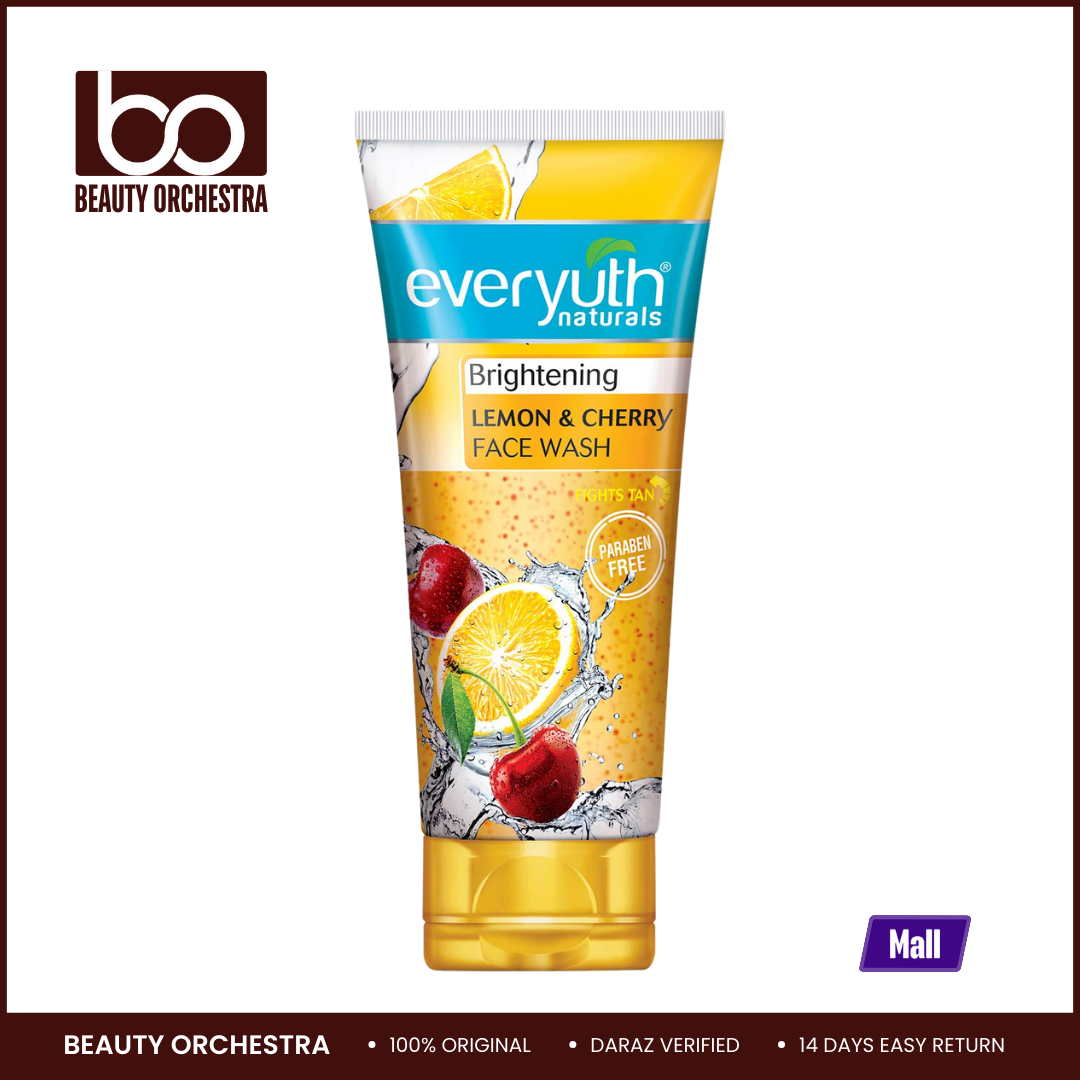Picture of Everyuth Naturals Brightening Lemon & Cherry Face Wash - 150g