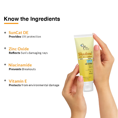 Picture of Fixderma Kids Shadow Sunscreen SPF 30+ Lotion - 75g