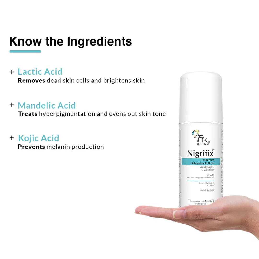 Picture of Fixderma Nigrifix Underarm Lightening Roll On - 60ml