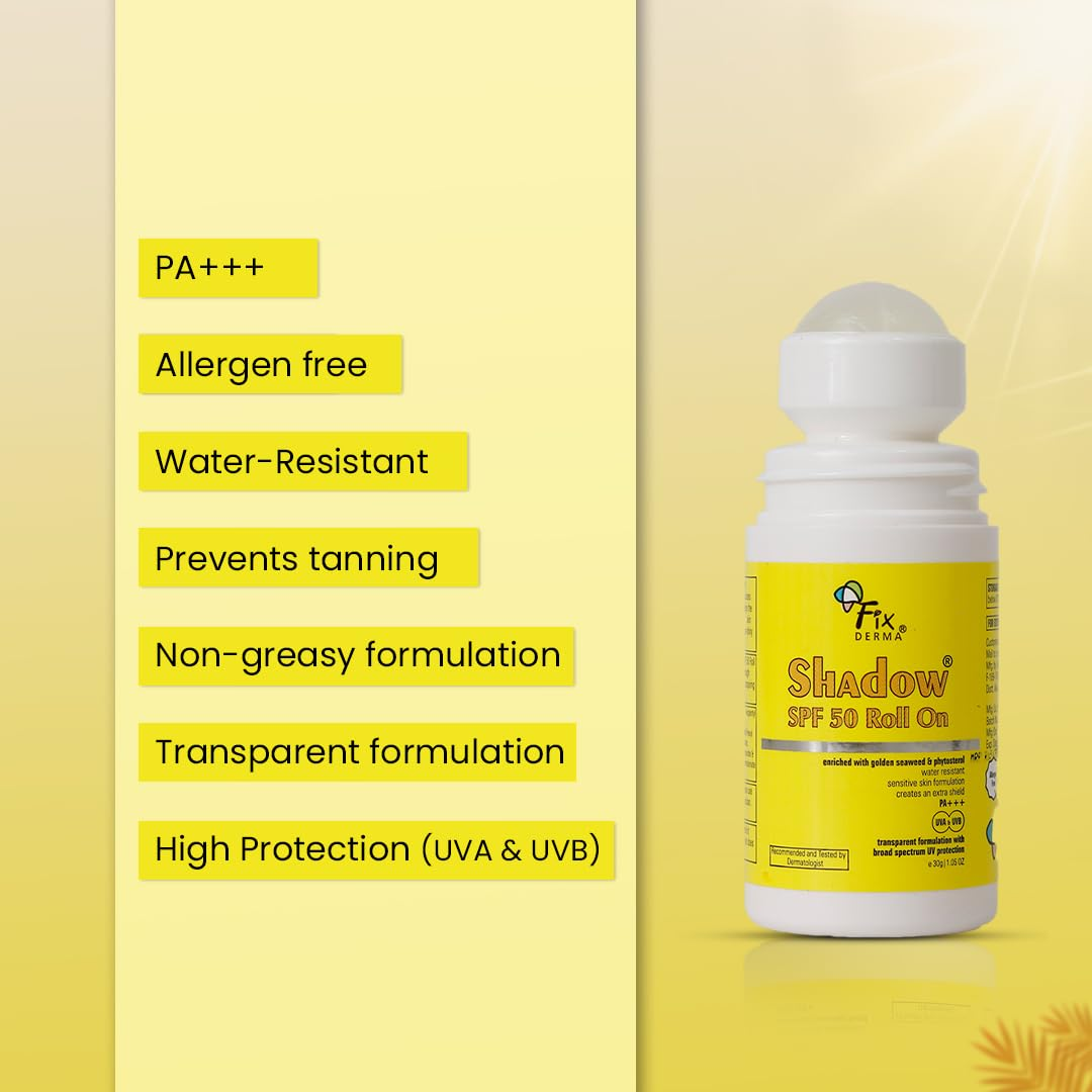 Picture of Fixderma Roll On Sunscreen For Face SPF 50 - 30g