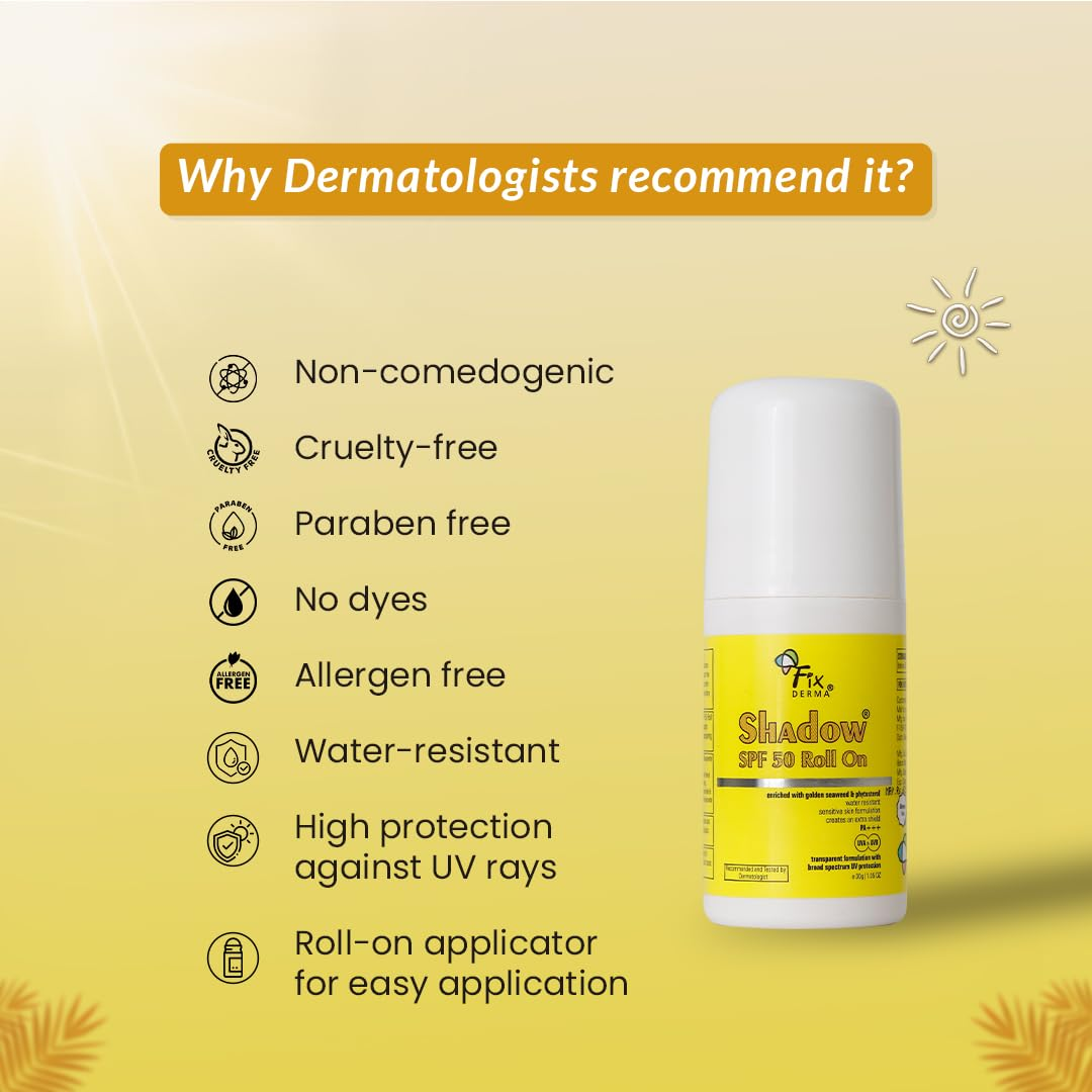 Picture of Fixderma Roll On Sunscreen For Face SPF 50 - 30g