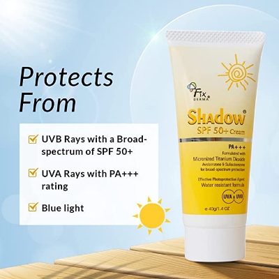 Picture of Fixderma Shadow Sunscreen For Dry Skin SPF 50 + Cream - 40g
