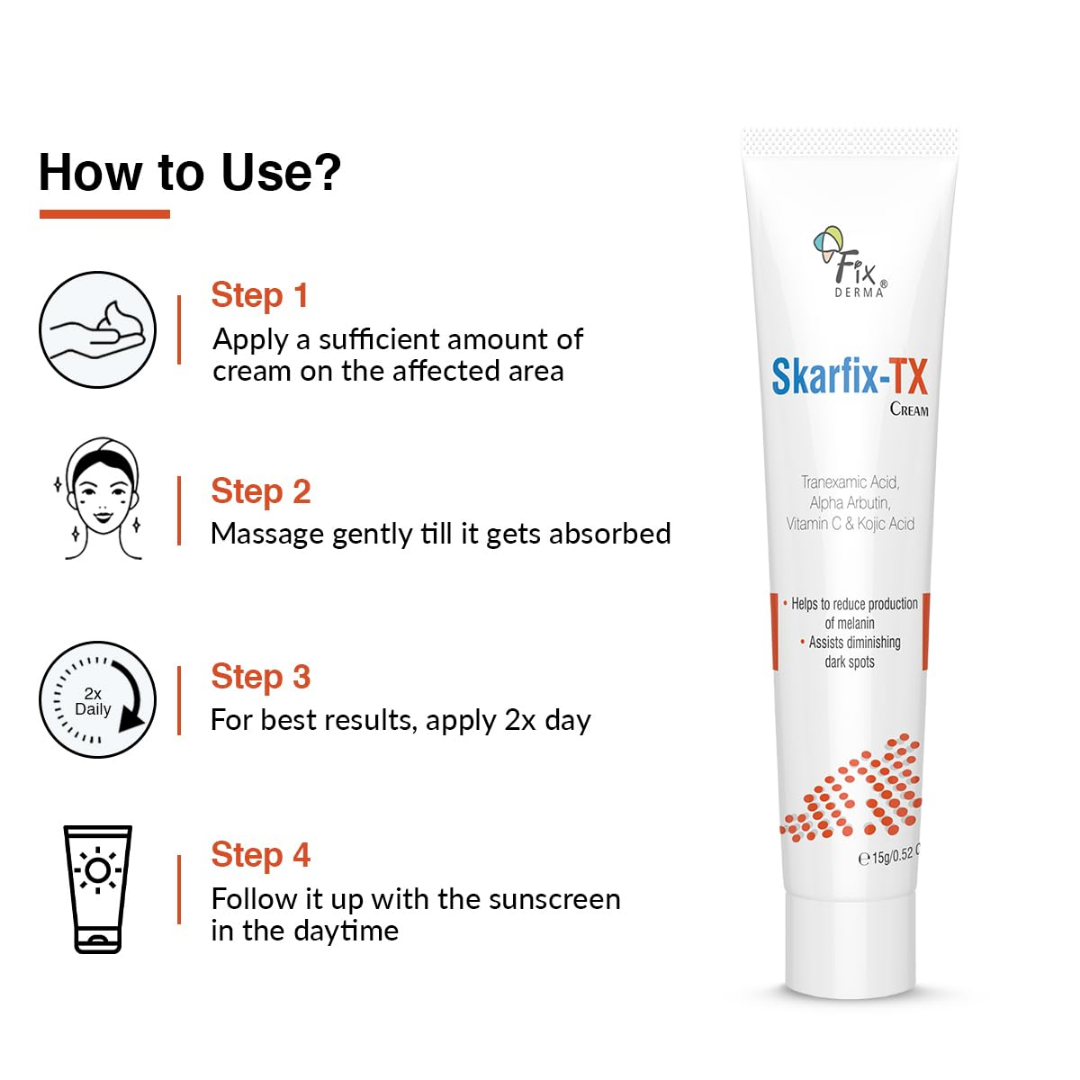 Picture of Fixderma Skarfix TX Cream for Skin Care 15 G