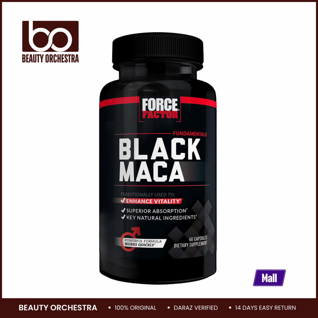 Picture of Force Factor Black Maca 1000mg - 60 Capsules