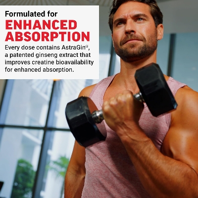 Picture of Force Factor Creatine Monohydrate Gummies, 5g Dose for Men & Women to Support Muscle, Strength, Recovery, Cognitive Health & Memory, Mixed Berry, 150 Gummies