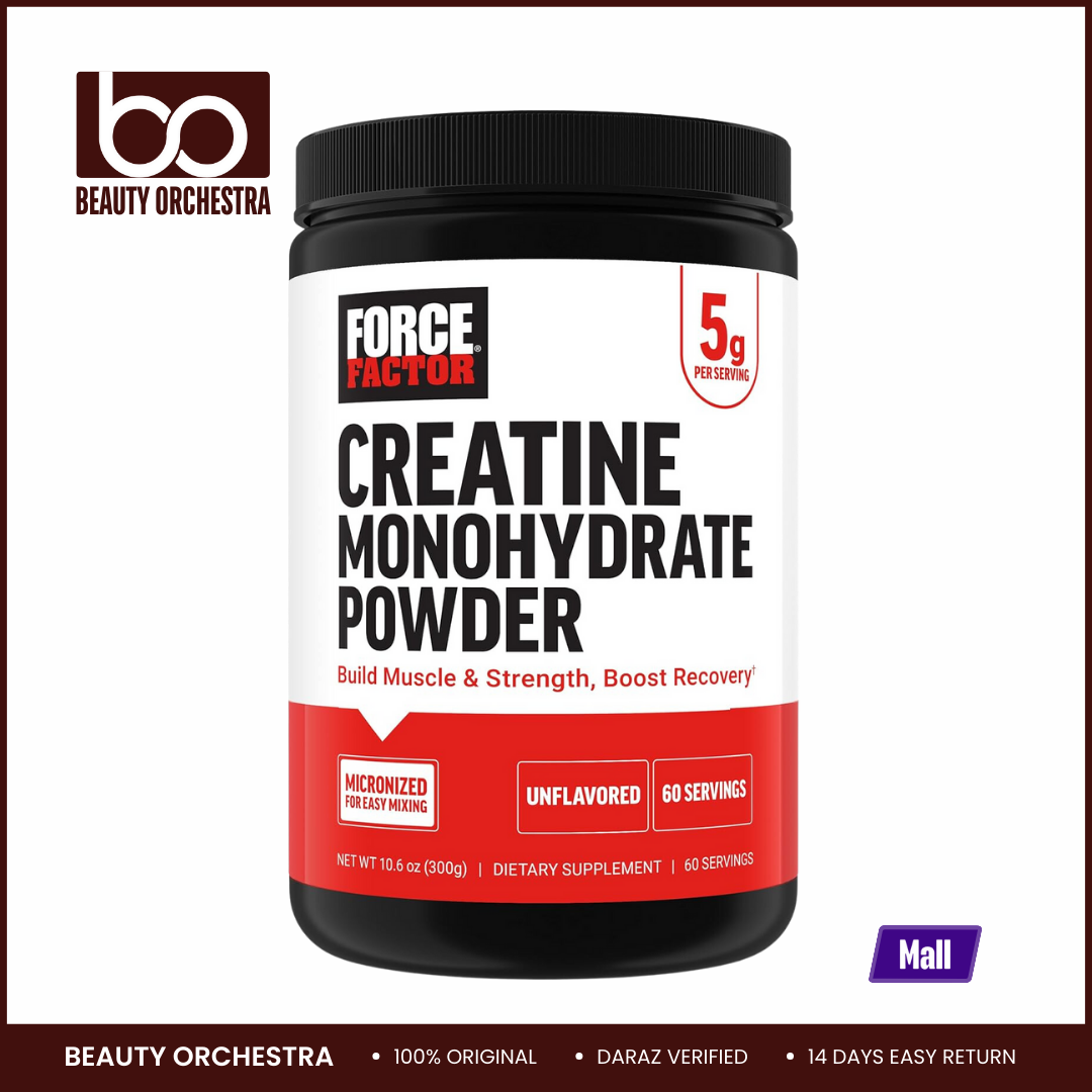 Picture of Force Factor Creatine Monohydrate Powder - 300gm, 60 Servings