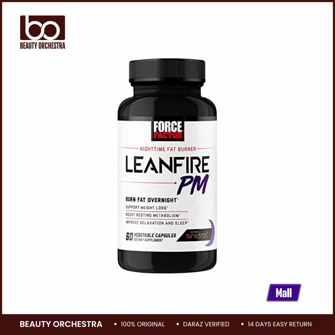 Picture of Force Factor LeanFire PM Weight Loss Pills for Women & Men, Burner Fat Overnight 60 Capsules