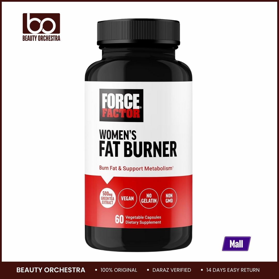 Picture of FORCE FACTOR Women’s Fat Burner, Metabolism Booster and Weight-Loss Supplement Support Green Tea Fat Burner Weight-Loss Pills to Help with Energy Diet