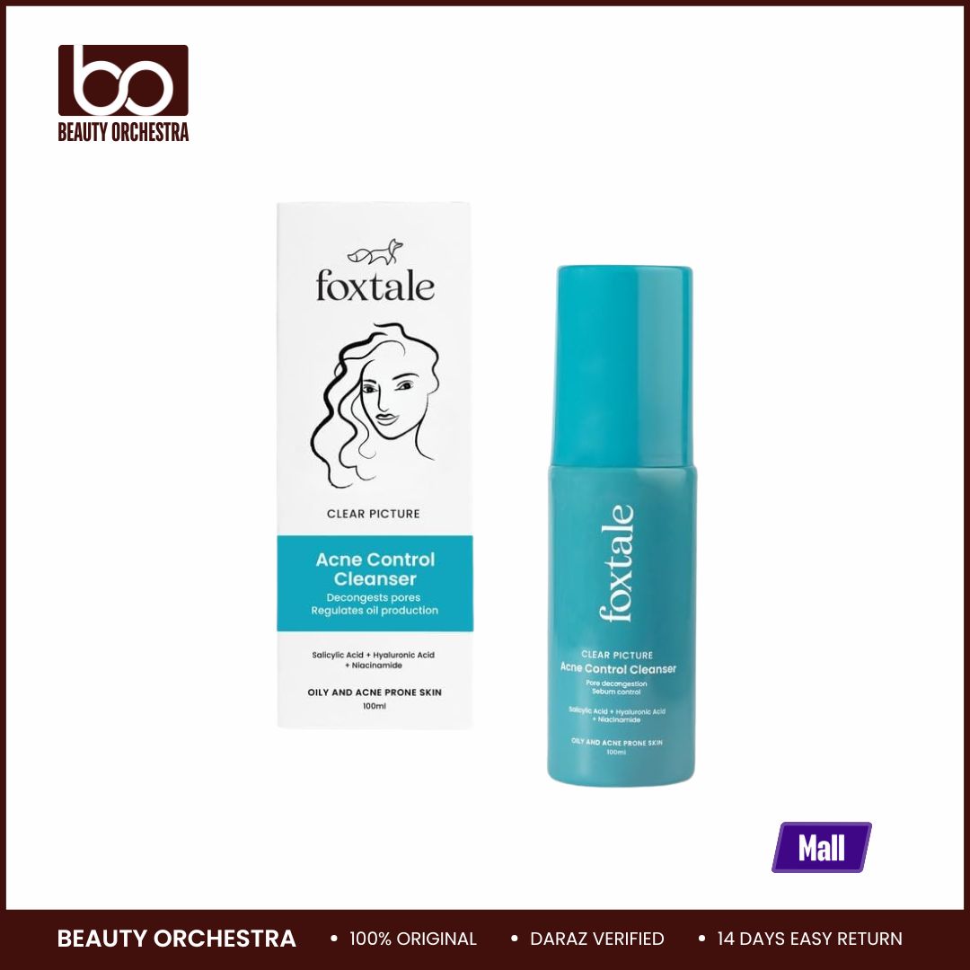 Picture of Foxtale Acne Control Cleanser for Men & Women - 100 ml