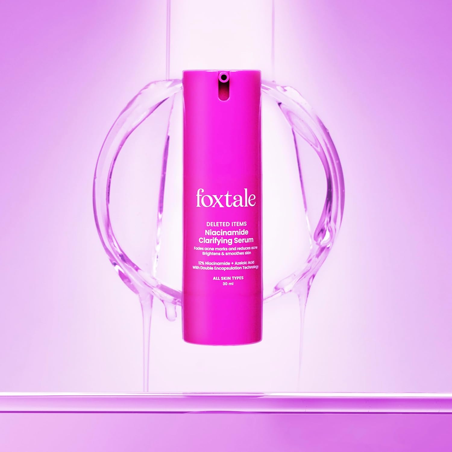 Picture of Foxtale Niacinamide Clarifying serum with Azelaic Acid for Oil Control & Brightening 30 ml