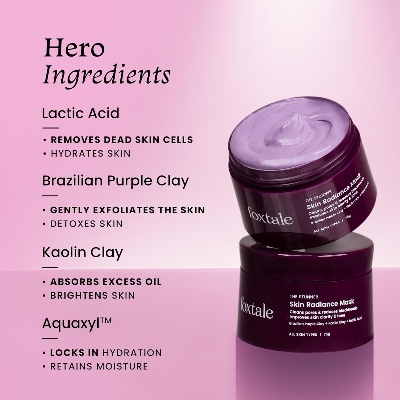 Picture of Foxtale The Stunner Skin Radiance Mask for Glowing Skin - 75 gm