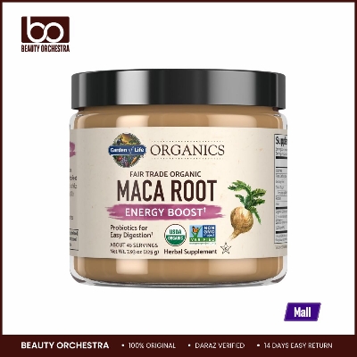 Picture of Garden of Life Maca Powder, Maca Root Energy Booster, Probiotics for easy digestion, Organics Gelatinized Peruvian Maca Root Energy Boost 7.93 oz 225 g (USA)