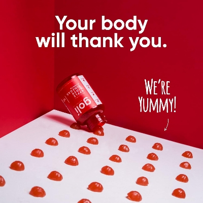 Picture of Goli Apple Cider Vinegar Gummy Vitamins - 60 Count - Vitamin B12