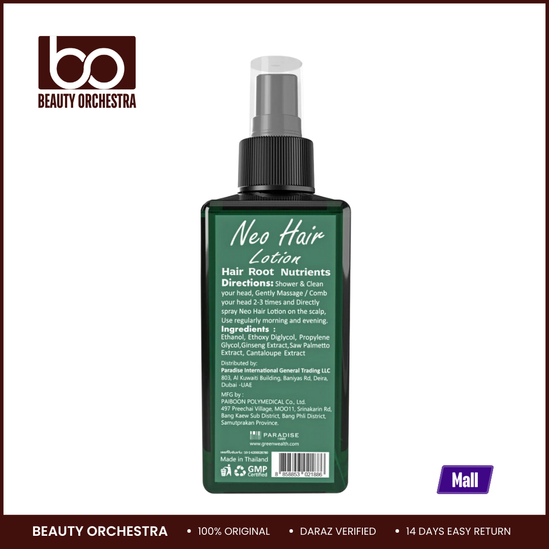 Picture of Green Wealth Neo Hair Lotion - Hair Root Nutrients - 120ML (Made in Thailand)
