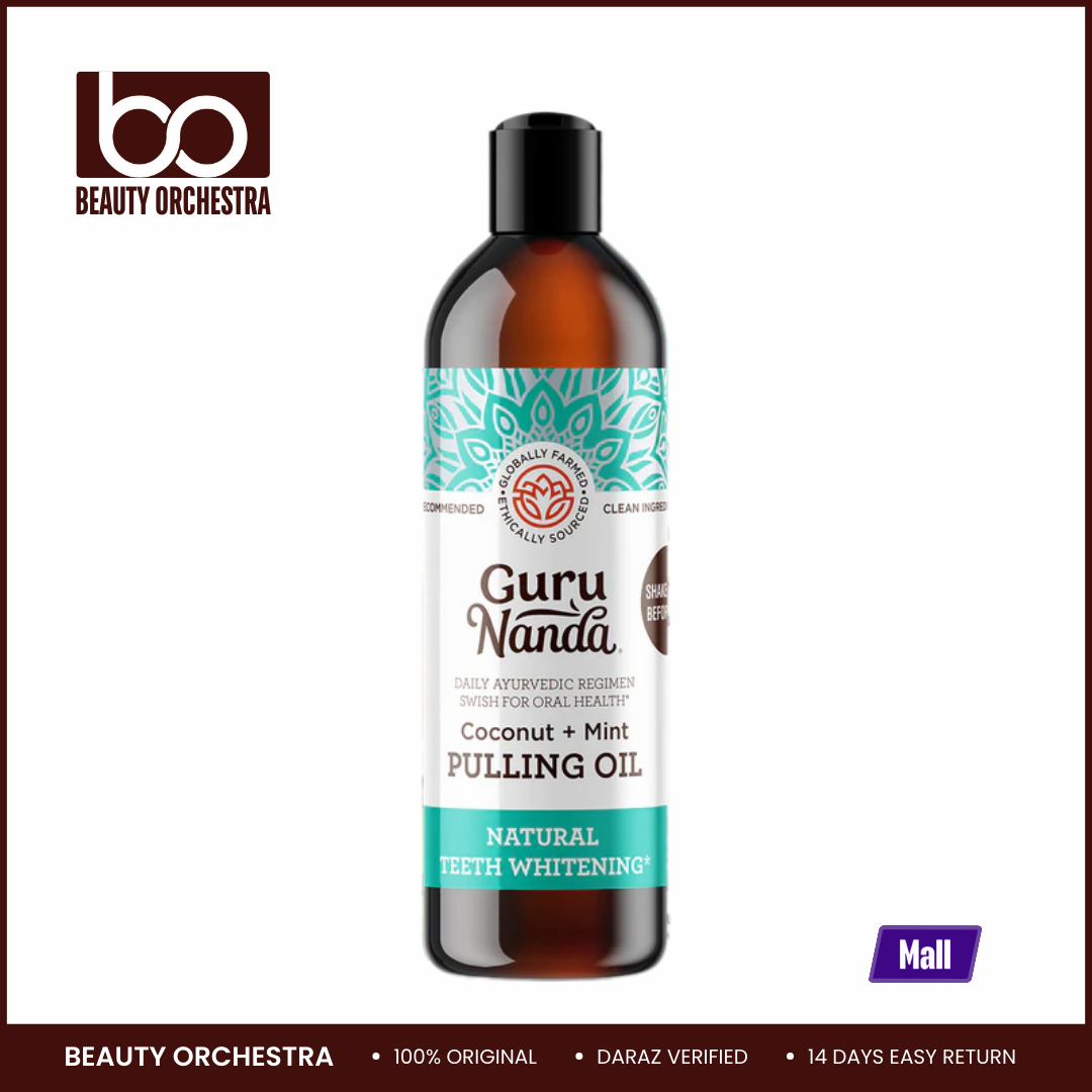 Picture of GuruNanda Coconut Oil Pulling, Fresh Breath & Whitening Mouthwash 237ML (Guru Nanda Oil Pulling Mouth Wash - USA)
