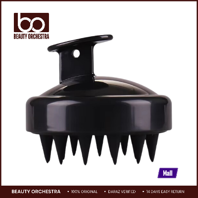 Picture of Hair Wash Brush Hair Scalp Massage Brush Silicone Head Anti Dandruff Shampoo Haircare Massager Comb (Multiple Colors)