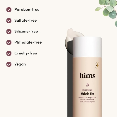 Picture of hims Thick Fix Shampoo for Men - Thickening Shampoo with Saw Palmetto - 190 ml