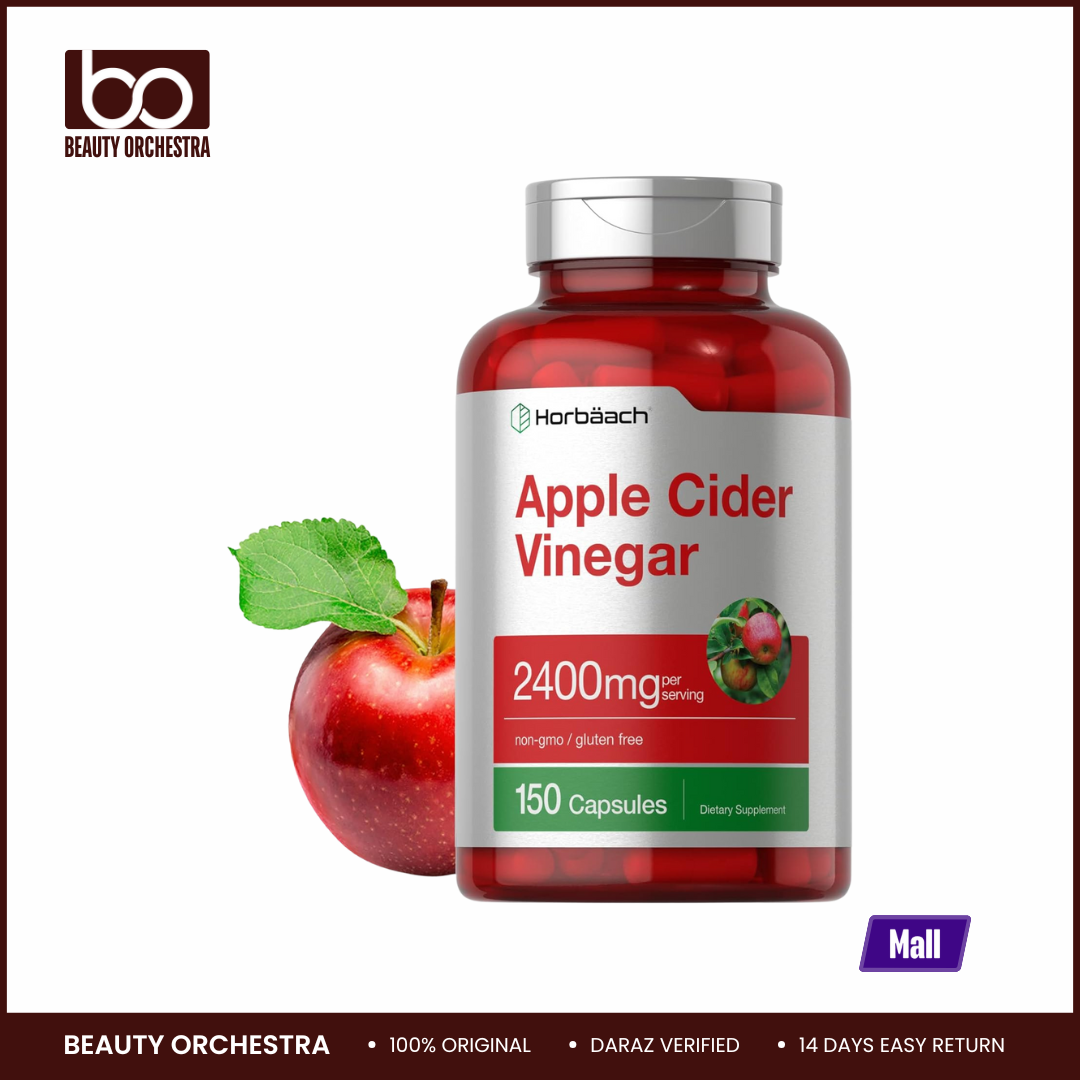 Picture of Horbaach Apple Cider Vinegar Capsules 2400mg 150 Capsules