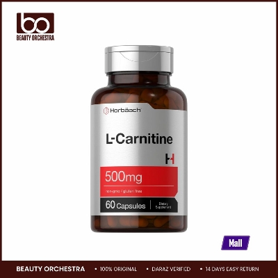 Picture of Horbaach L Carnitine Supplement 500mg 60 Capsules