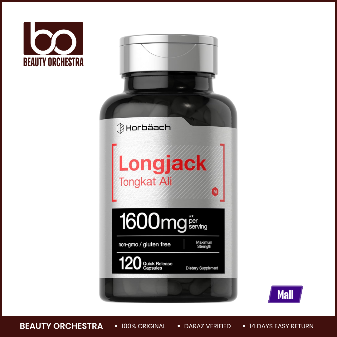 Picture of Horbaach Longjack Tongkat Ali 1600mg - 120 Capsules