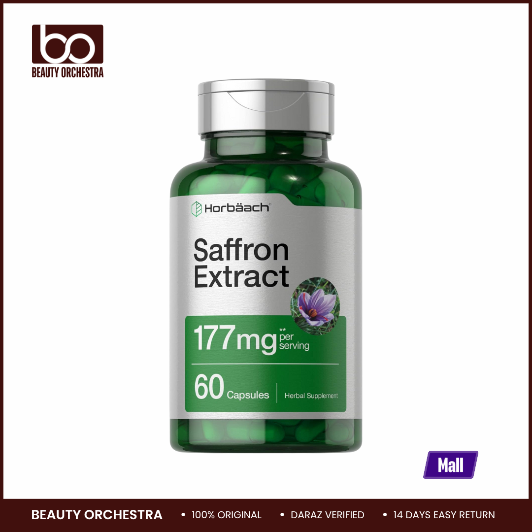 Picture of Horbaach Saffron Extract 177 mg for Women and Men 60 Capsules