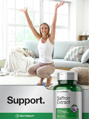 Picture of Horbaach Saffron Extract 177 mg for Women and Men 60 Capsules