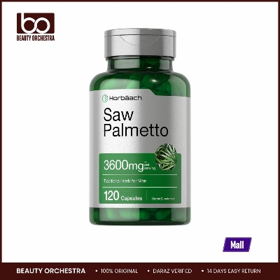 Picture of Horbaach Saw Palmetto 3600 mg per serving 120 Capsules