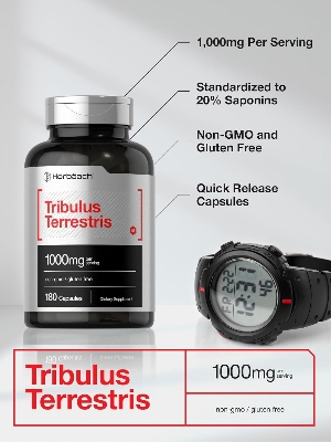 Picture of Horbaach Tribulus Terrestris for Men 1000mg 180 Capsules