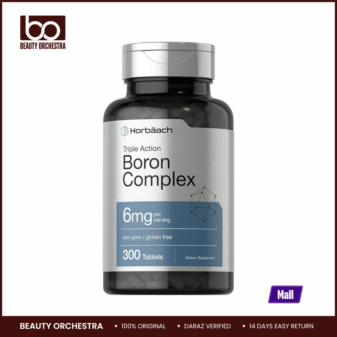 Picture of Horbaach Triple Boron Complex 6 mg Supplement 300 Tablets