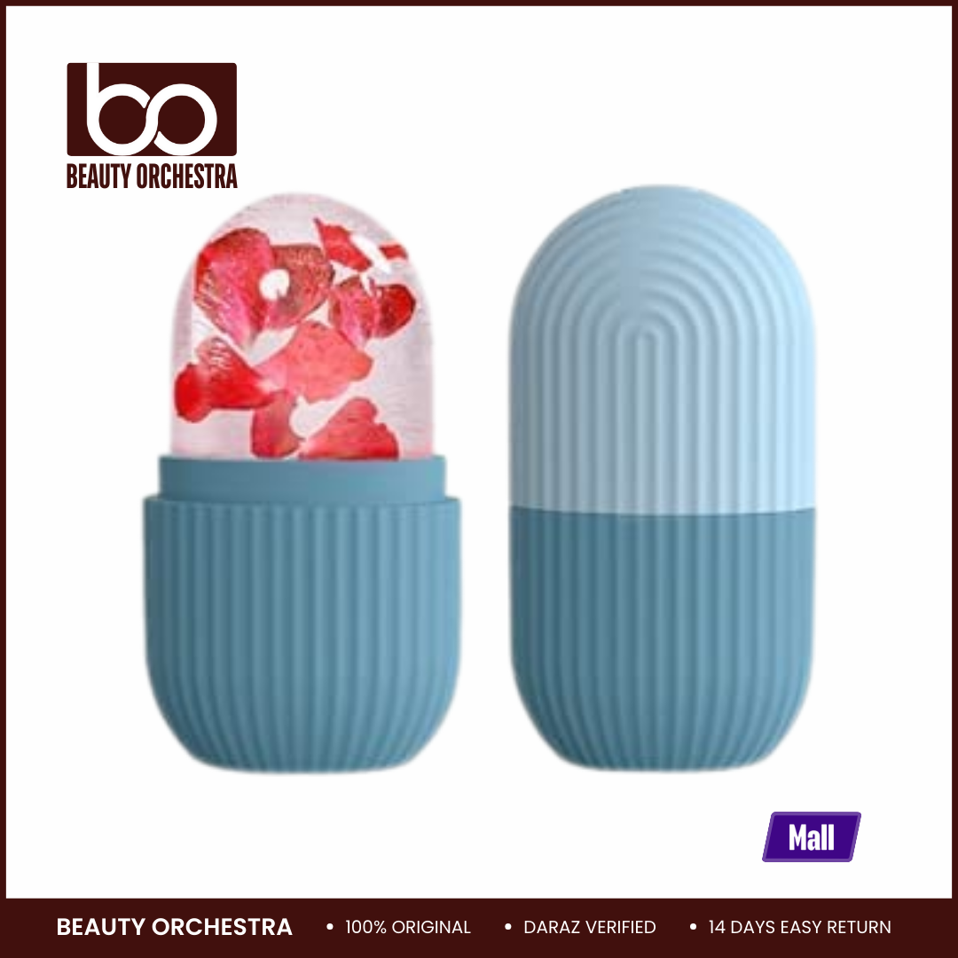 Picture of Ice Roller Face Massager For Brightening Complexion, Shrinking & Tightening Pores - Blue