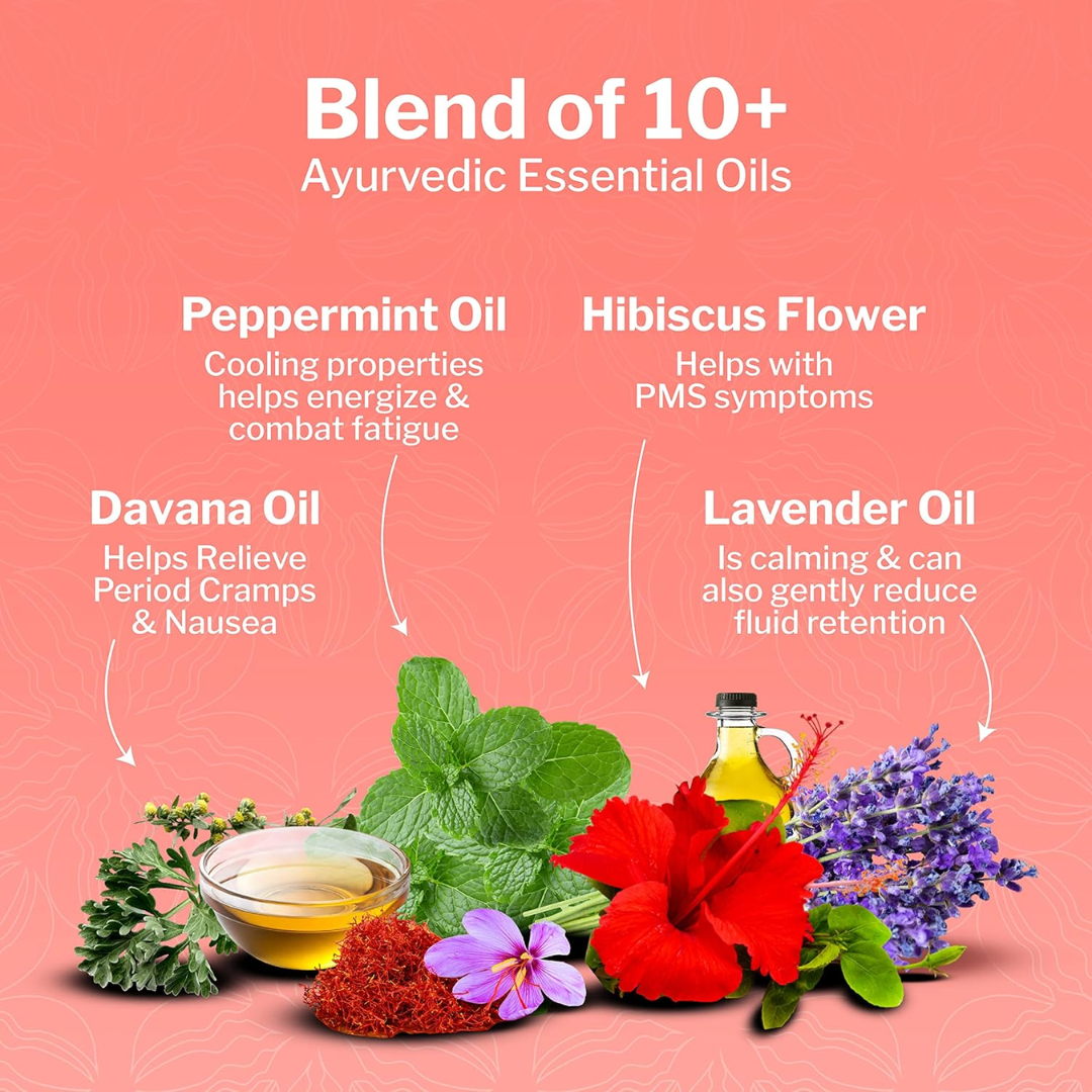 Picture of Inaari Comfort Roll On Oil For Menstrual Cramps - 10ml