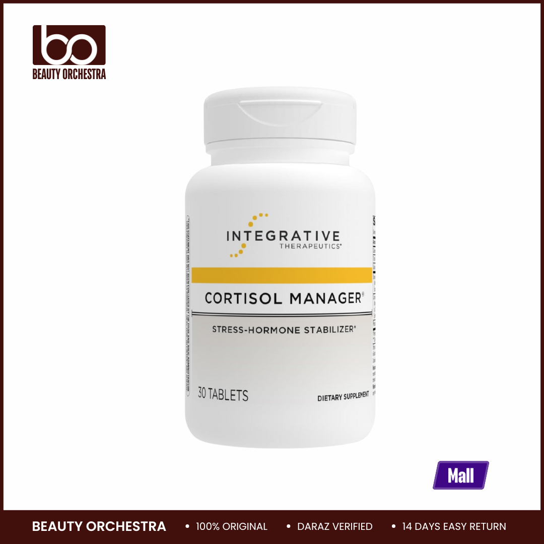 Picture of Integrative Therapeutics Cortisol Manager - Adrenal Health Support Supplement for Healthy Stress Response - 30 Tablets